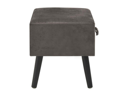 Table de nuit chevet gris 40x35x40 cm 1402090