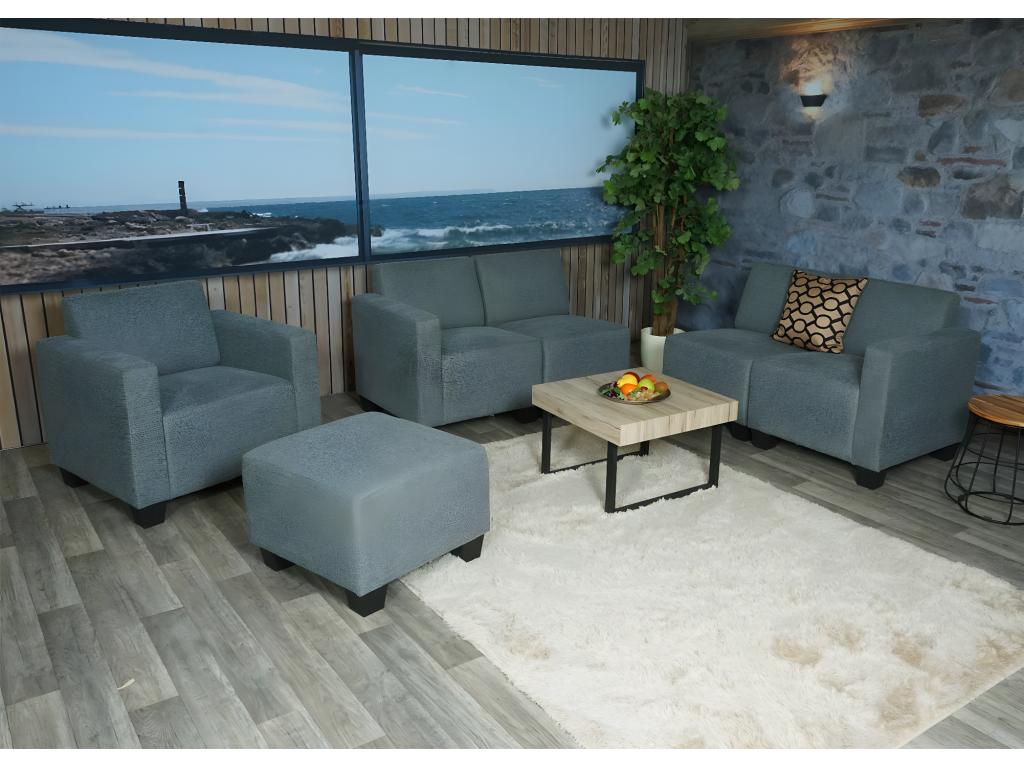 Système de canapés Laviecasa 6 pièces gris ZBMQ50094