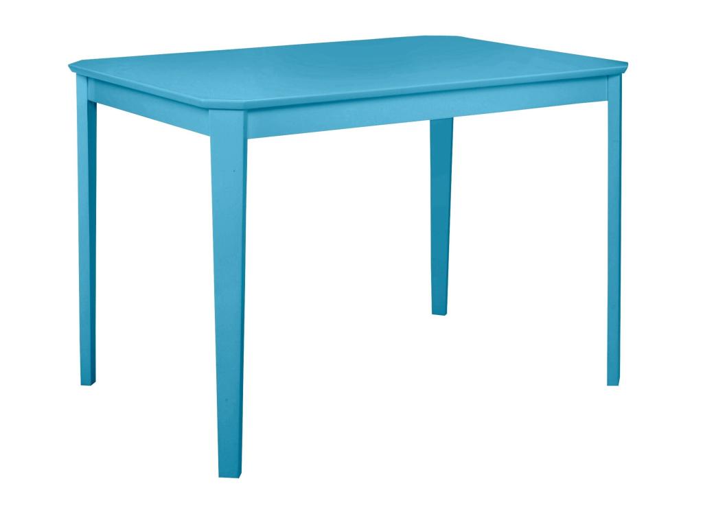 Table à manger en MDF bleu KEQT30934