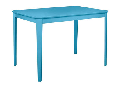 Table à manger en MDF bleu KEQT30934