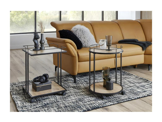 Laviecasa Kitchen Cabinet 60cm Black / Oak IPKZ48832