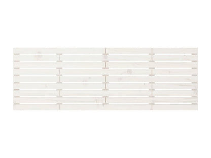 Tête de lit murale Blanc 206x3x63 cm Bois massif de pin
