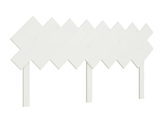 Tête de lit Blanc 159.5x3x80.5 cm Bois massif de pin