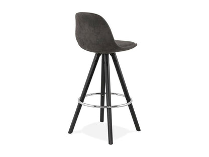Tabouret de Bar Scandinave Meublori 87cm Gris / Noir