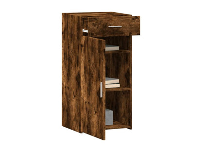 Buffet chêne fumé 45x42.5x93 cm bois d'ingénierie