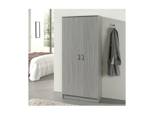 Armoire de rangement Meublori 80cm idéal pour votre entrée votre buanderie ou encore votre salle de bain.