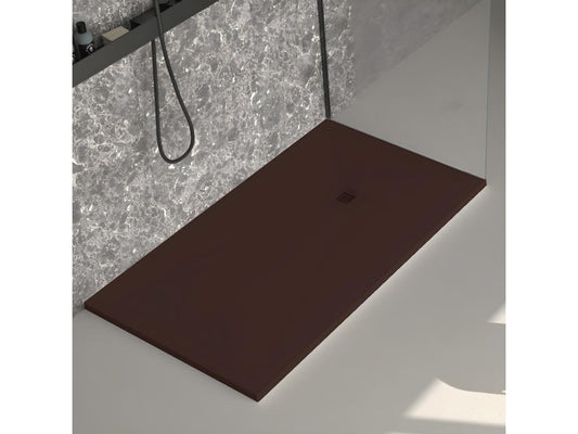 Receveur de douche chocolat lisse Laviecasa Plus grille de couleur - 210x90 cm NJCY68218