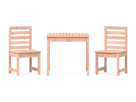 Ensemble de bistrot de jardin 3 pcs bois massif Meublori