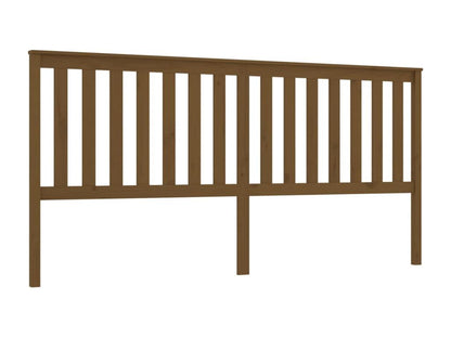 Tête de lit Marron miel 206x6x101 cm Bois massif de pin