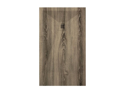 Receveur de douche Cendre finition Lisse Laviecasa 3D grille de couleur - 100x90 cm GWCR19974