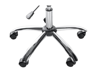 Tabouret de bureau - Tissu / Métal chromé - Meublori