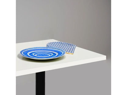 Table 70x70 cm - modèle Meublori blanc uni