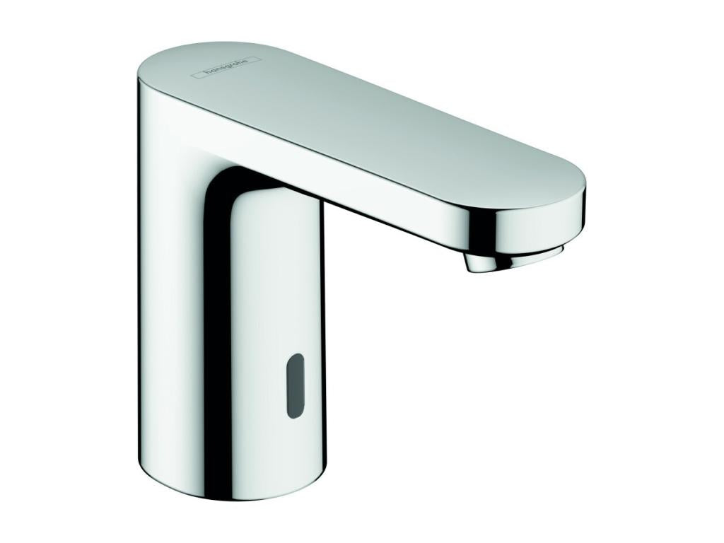 Meublori Electronic Basin Mixer Tap, Blend Varnish, with Temperature Preset or Cold Water Switch, Chrome Finish