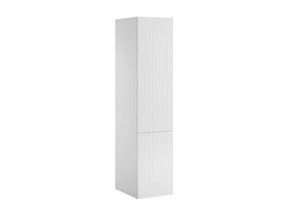 Étagère Meublori 113 Fermé - Avec des portes MDF - Stratifié 199x45x56cm Blanc