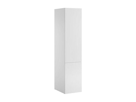 Étagère Meublori 113 Fermé - Avec des portes MDF - Stratifié 199x45x56cm Blanc