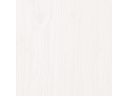 Tête de lit murale Blanc 206x3x63 cm Bois massif de pin