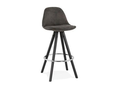 Tabouret de Bar Scandinave Meublori 87cm Gris / Noir