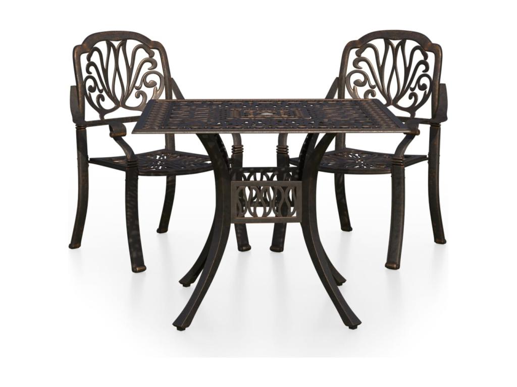 Ensemble de Laviecasa 3 pièces Aluminium coulé Bronze GTVZ01866