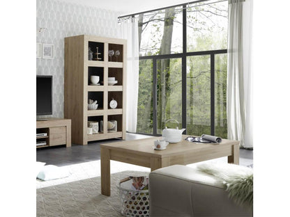 Laviecasa - Ensemble Salon Table basse Meuble TV Etagère Aspect Bois Finition Laviecasa FJLV11926