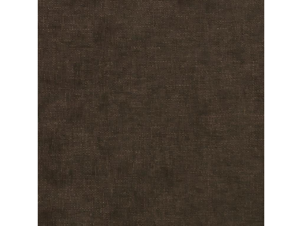 Tête de lit avec oreilles Marron foncé 147x23x118/128 cm Tissu