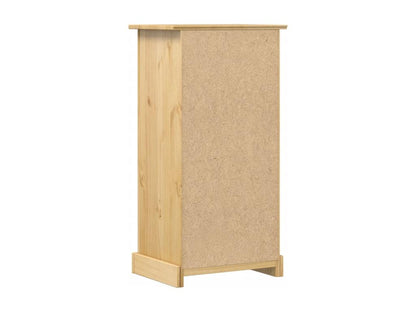Table de chevet Meublori 53x39x103 cm bois de pin massif