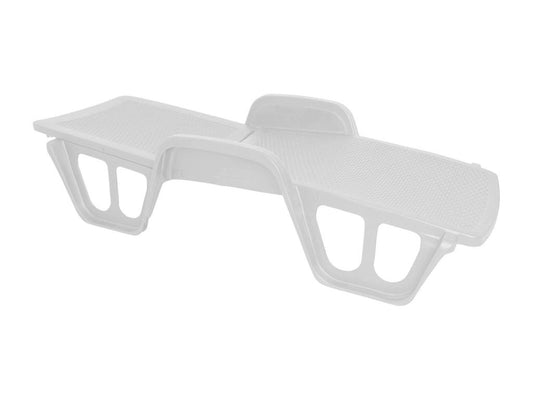 Chaise longue Laviecasa Chaise longue de jardin réglable avec accoudoirs Chaise longue d'extérieur Made in Italy 192x71h100 cm Blanc FEKS64190