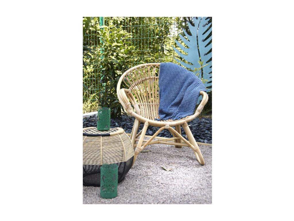 Fauteuil en rotin naturel Meublori