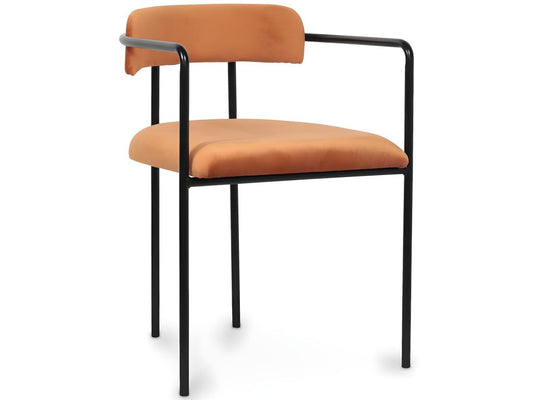 Chaise de salle à manger tapissée - Velours - Garne Laviecasa FVCB56875