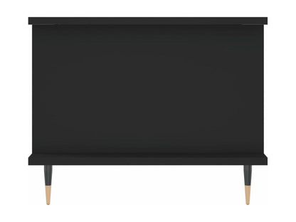 Table basse noir 90x50x40 bois d'ingénierie