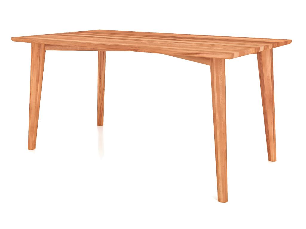 Meublori - Table en coeur de hêtre huilé naturel 90x160