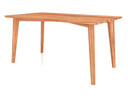 Meublori - Table en coeur de hêtre huilé naturel 90x160