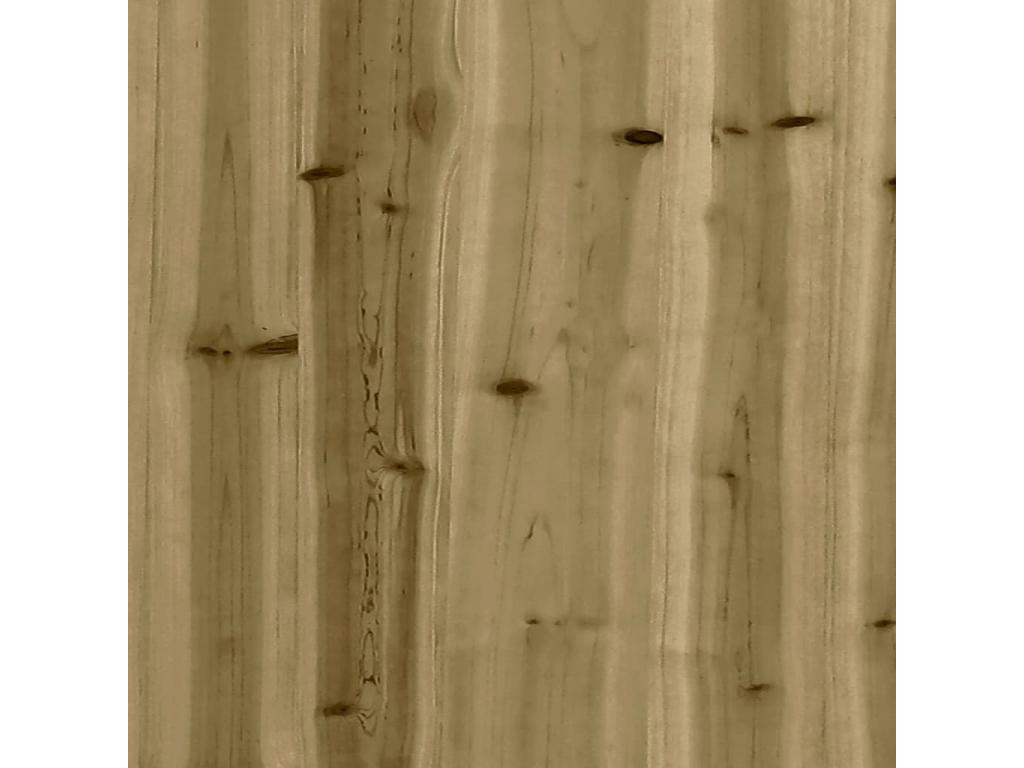 Lit surélevé de jardin design de clôture bois de pin imprégné