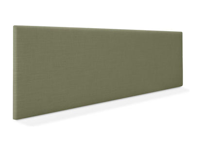 Laviecasa Tête de lit en lin naturel lisse 145x50cm Lits 135/140 - Vert HPOE32918