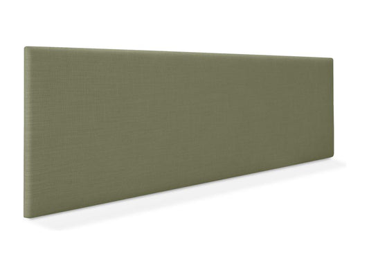 Laviecasa Tête de lit en lin naturel lisse 145x50cm Lits 135/140 - Vert HPOE32918