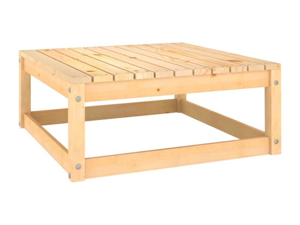 Salon de jardin 8 pcs avec coussins anthracite Pin massif