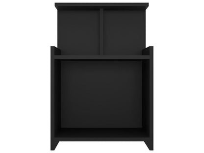 Tables de chevet 2 pcs Noir 40x35x60 cm Aggloméré