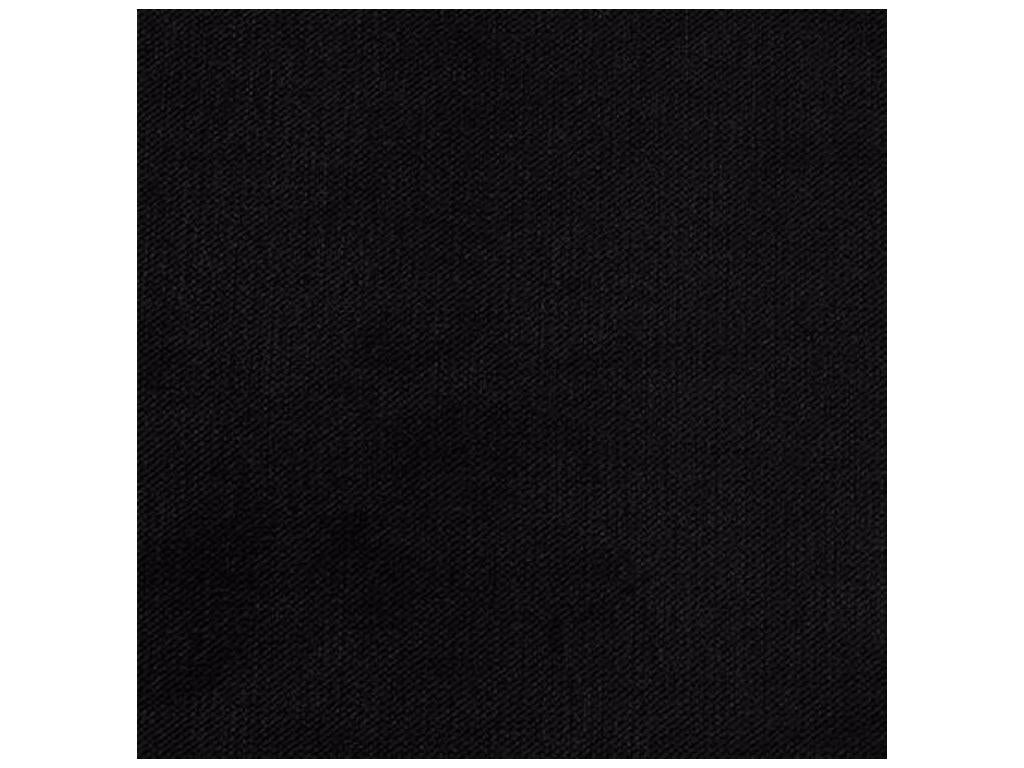 Chaise Victorville 343 Noir - Meublori chêne 93x45x41cm Tapisserie En bois Bois