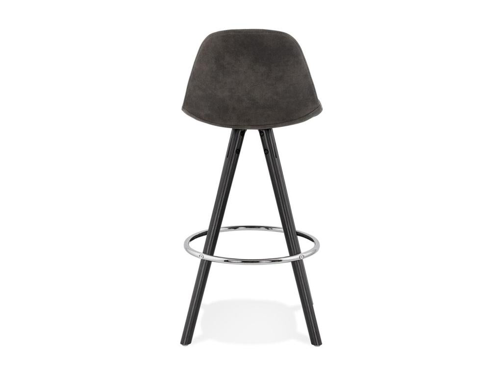 Tabouret de Bar Scandinave Meublori 87cm Gris / Noir