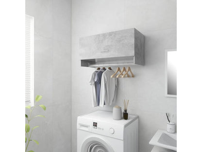Garde-robe gris béton 70x32.5x35 cm bois d'ingénierie