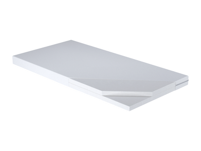 Meublori - lit simple 160x80 avec graphisme pour enfants dans un ensemble avec garde-corps matelas et cadre