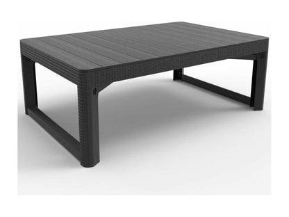 Table de jardin Meublori Graphite 232300