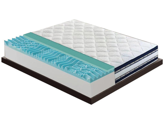 Matelas en mémoire de forme et Meublori rafraîchissant de 27 cm de hauteur modèle Fantasma 80x200 cm