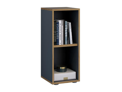 Meublori bois Bureau Étagère à livres Étagère à dossiers Étagère à classeurs Étagère à livres Salia 2x L- 30 cm Anthracite