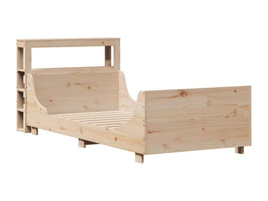 Cadre de lit sans matelas 90x200 cm bois de pin massif